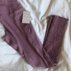 Free People Ruffle Leggings